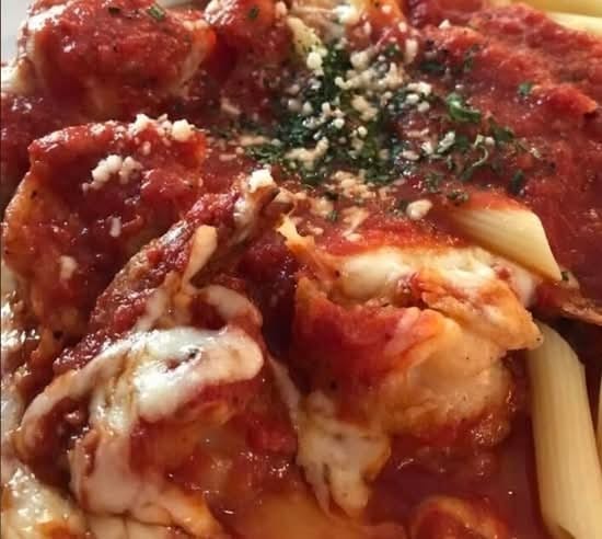 Jumbo Shrimp Parmigiana.